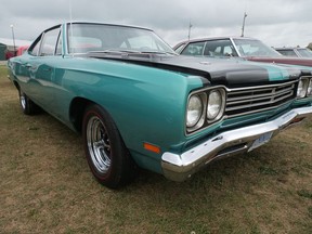 A 1969 Plymouth Roadrunner was on display at the Paris Legion Branch 29 auto show on Sunday. CHRIS ABOTT