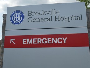 Brockville General Hospital. File photo.
