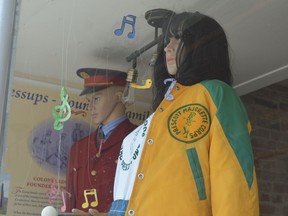 A window display at Prescott's museum and visitor centre.
The Recorder and Times