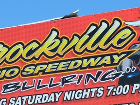 Sign at Brockville Ontario Speedway on Temperance Lake Road in Elizabethtown-Kitley.
File photo