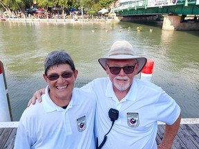 Breast cancer survivor Karen Armitage and her husband Brian, are a driving force behind the Sydenham Challenge Dragon Boat Festival held annually in Wallaceburg.  PHOTOEllwood Shreve/Chatham Daily News.