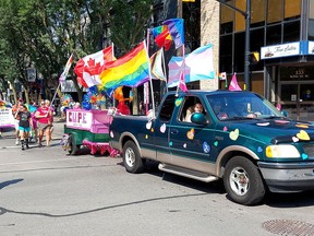 There were many participants in the Chatham-Kent Pride Parade held in downtown Chatham on Saturday.  PHOTOEllwood Shreve/Chatham Daily News.