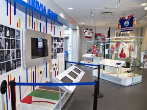 An interactive trivia booth has been temporarily closed in the Brantford Sports Hall of Recognition at the Wayne Gretzky Sports Centre due to vandalism.