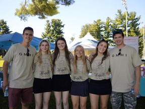 The creators of GMHI (from left) Nick Danaher, Lauren McLeod, Hannah McDonell, Sara Laking, Meara MacDonell, and Lachlan McDonell, pictured on Saturday August 13, 2022 in Williamstown, Ont. Shawna O'Neill/Cornwall Standard-Freeholder/Postmedia Network