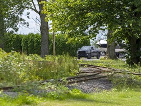 Trackbed of Upper Canada Village miniature train