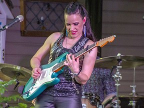Erja Lyytinen plays the blues at Stone Crop Acres near Morrisburg, Ont., on Sunday, Aug. 28, 2022.
Phillip Blancher/Local Journalism Initiative