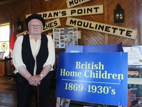 Peter Jack, one of the co-ordinators at the Judy Neville British Home Child Museum, located in the Aultsville Train Station near Morrisburg. Photo on Saturday, August 20, 2022, in Morrisburg, Ont. Todd Hambleton/Cornwall Standard-Freeholder/Postmedia Network