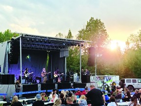Country band Nice Horse performs at Voyageur Park, Aug. 21, 2021. (Supplied)