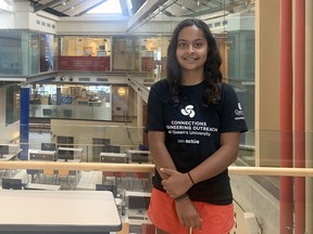 Sonia Malik participated in the"Taste of Engineering" all-girls class as part of Queen's University's Connections Engineering Outreach summer camp.