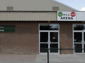 Memorial Community Centre Arena, located on Main Street in Pincher Creek.