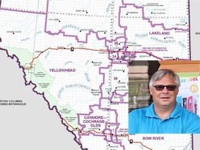 Under the proposed federal riding redistribution, Mayerthorpe's MP Gerald Soroka may have to represent a larger region, stretching down to Banff.