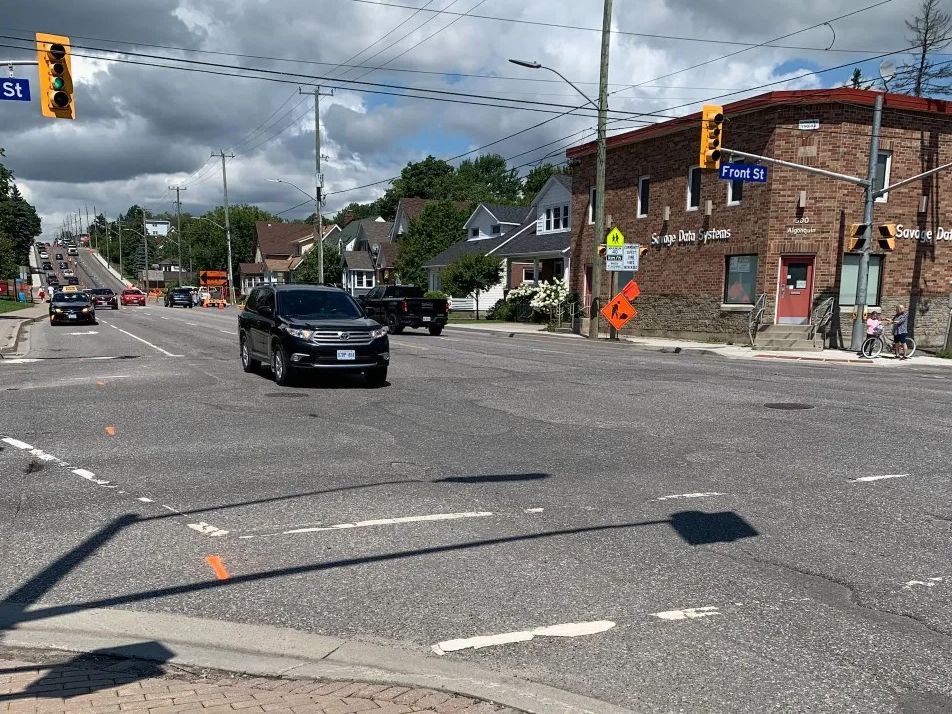 Algonquin Avenue reduced to one lane as of Monday as redesign continues North Bay Nugget
