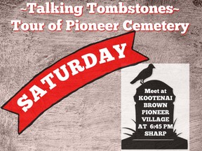 Pincher Creek and District Historical Society hosted their annual Talkin’ Tombstone’s tour on August 13 at the Pioneer Cemetery in Pincher Creek.