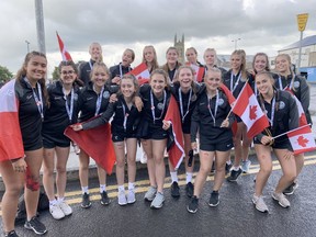 Five soccer players from Petawawa were members of the Ottawa City Soccer Club that competed at the Super Cup NI tournament in Northern Ireland in late July. Submitted photo