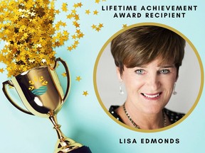 Lisa Edmonds is the 2022 recipient of the Upper Ottawa Valley's Lifetime Achievement Award.