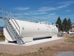 The Pembroke and Area Airport is installing a new above-ground fuel tank system, replacing the previous in-ground tank system installed back in 1983. Submitted photo