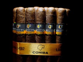 Cohiba cigars are seen on display in Cuba. Reuters File Photo