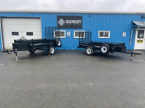 Collège Boréal and Cambrian College are partnering with local businesses to sell trailers made by students from their trades programs.