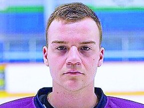 Jake Gushue, during his playing days with the Dryden Ice Dogs.