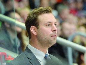 Jordan Smith is moving on from his coaching job with the Soo Greyhounds of the Ontario Hockey League. The 36-year old Smith has been hired as an assistant coach by the Springfield Thunderbirds of the American Hockey League. Springfield is the no. 1 farm club of the St. Louis Blues of the National Hockey League.