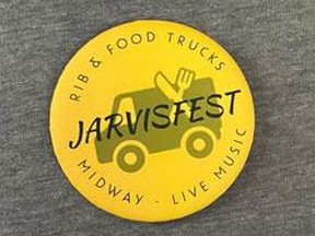 The countdown to JarvisFest has begun. Buttons are being sold to raise funds for the Haldimand town's newest festival. FACEBOOK