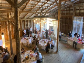 Barn and Bliss Weddings and Events is a converted dairy farm in Verner, east of Sudbury. Supplied