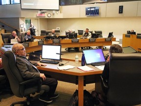 In this file photo, council meets in chambers at Tom Davies Square on Aug. 9 for a council meeting. Staff presented a preview on Tuesday of the 2023 budget. They are striving for a tax increase of no more than 3.7 per cent.