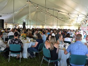 This year's Feast on the Farm event exceeded the fundraising goal by $20,000. The event was held at Lakeland College's Vermilion campus on Aug. 18.