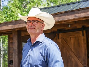 Former Alberta Minister of Finance Travis Toews is one of seven candidates vying to take over as leader of the United Conservative party (UCP) on Thursday, Oct. 6, 2022. Photo by Leah Murray.