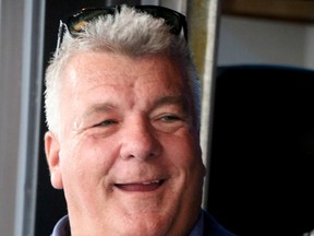 Robert Peace kicks off his mayoral campaign at the Mane Street Salon on Thursday, September 8, 2022 in Sault Ste. Marie, Ont. (BRIAN KELLY/THE SAULT STAR/POSTMEDIA NETWORK)