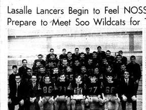 Shown in this clipping from The Sudbury Star, Lasalle Secondary School was crowned city high school football champion in 1966.