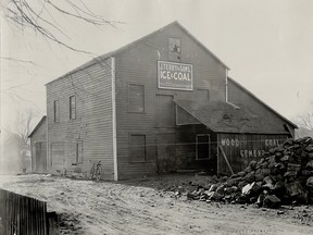 The Baxter and Charteris Mill, Colborne Street, later became the Cousens Soap factory, and still later, the Terry Ice Company. John Rhodes photo