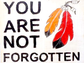 The Circle of Turtle Lodge has reprinted 'You Are Not Forgotten' lawn signs which are available for purchase now, in plenty of time for Sept. 30 and the National Day For Truth and Reconciliation.