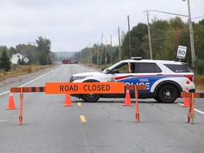 Greater Sudbury Police were on the scene of a fatal collision on Radar Road on Tuesday morning.