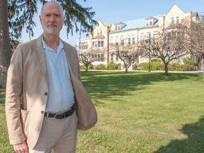 Architectural historian Howard Shubert is part of a new group of local heritage advocates who are trying to prevent Stratford’s first public hospital – Avon Crest, built in 1891 – from being demolished. (Chris Montanini/Stratford Beacon Herald)