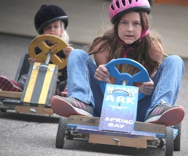 Lake Superior Soap Box Derby at Elim Pentecostal in Sault Ste. Marie, Ont., on Saturday, Sept. 17, 2022. (BRIAN KELLY/THE SAULT STAR/POSTMEDIA NETWORK)