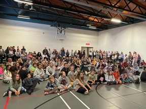 More than 100 children and their parents attended an information session Wednesday at One Kids Place. Volunteers raised their concerns over finding a place for the children to rehearse after the Near North District School Board refused to renew their lease at West Ferris Intermediate and Secondary School.
