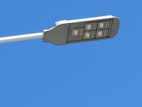 LED street light. File photo