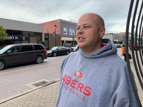 North Bay council candidate Eric Morgan is making the downtown and its issues a top priority in his election campaign. Morgan's father was murdered in downtown in the fall 2000.