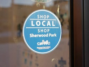 Brad Severin, president of the Sherwood Park and District Chamber of Commerce, told members during a monthly breakfast network meeting that the Shop Local, Shop Sherwood Park continues to show success. Travis Dosser/News Staff