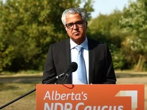 Irfan Sabir, NDP critic for justice, made a stop in Sherwood Park this month to talk about how the UCP plan will be bad for the province and cost Strathcona County millions each year.