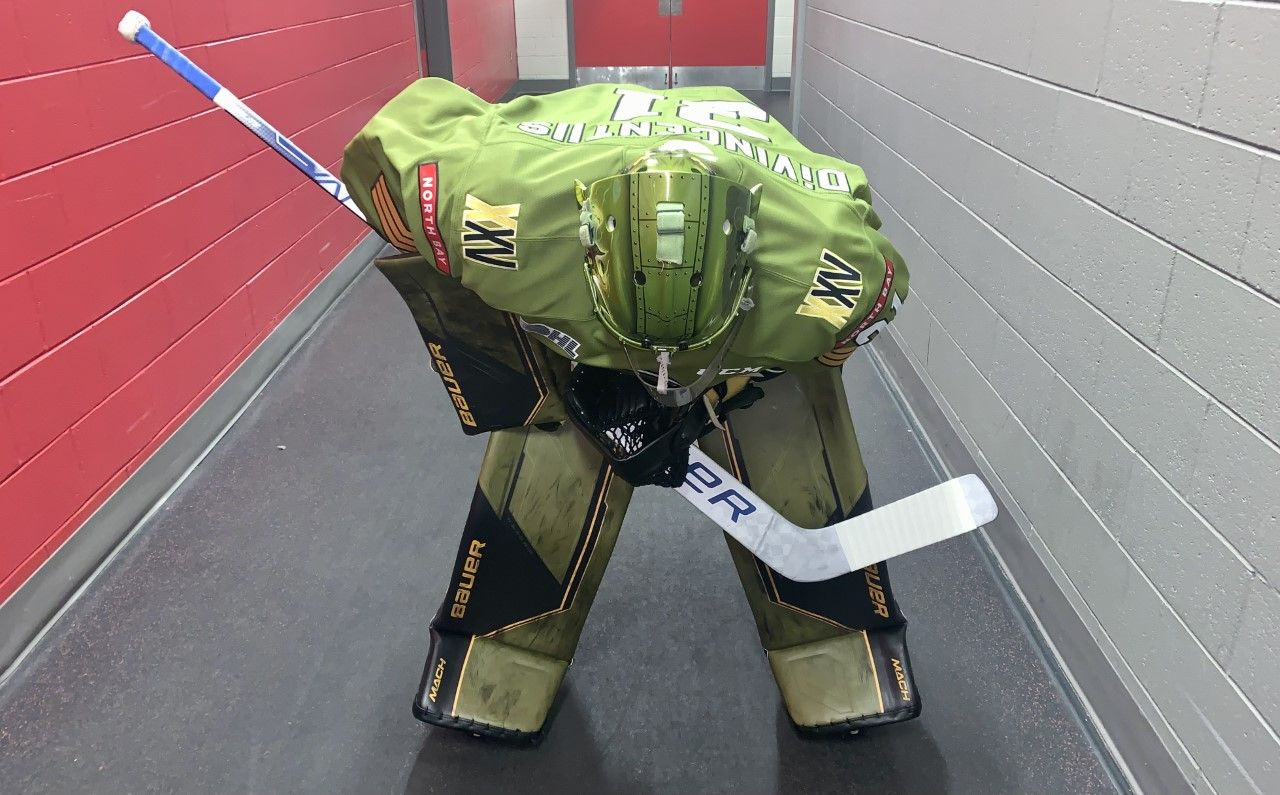 North Bay Battalion Sporting Shoulder Patches Marking The Franchise's ...