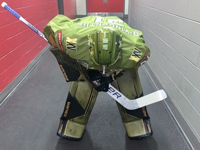 North Bay Battalion is sporting shoulder patches to mark the franchise’s 25th season in the Ontario Hockey League.