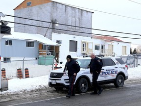 Kingston Police at Michael Wentworth's warehouse at 1121 Middle Rd. in Kingston on Feb. 14, 2019, the day he was arrested for various crimes allegedly committed between 1995 and 2001. This was the location of many of Barney's deployments.