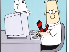 The Dilbert comic strip has been axed from a number of American newspapers.