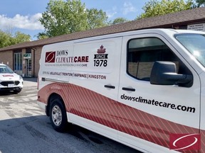 Dow’s ClimateCare is able to go beyond the normal parameters of customer care partly because it’s locally based (over 44 years in Trenton, Belleville and now Kingston). SUPPLIED