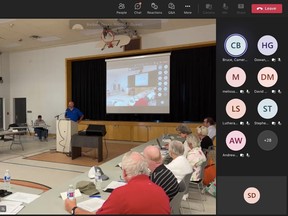 Screen shot of the housing forum held at Sydenham Campus in Owen Sound, Ont. on Thursday, Sept. 1, 2022.