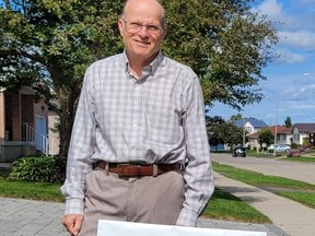 Michel LaBonte on the campaign trail.