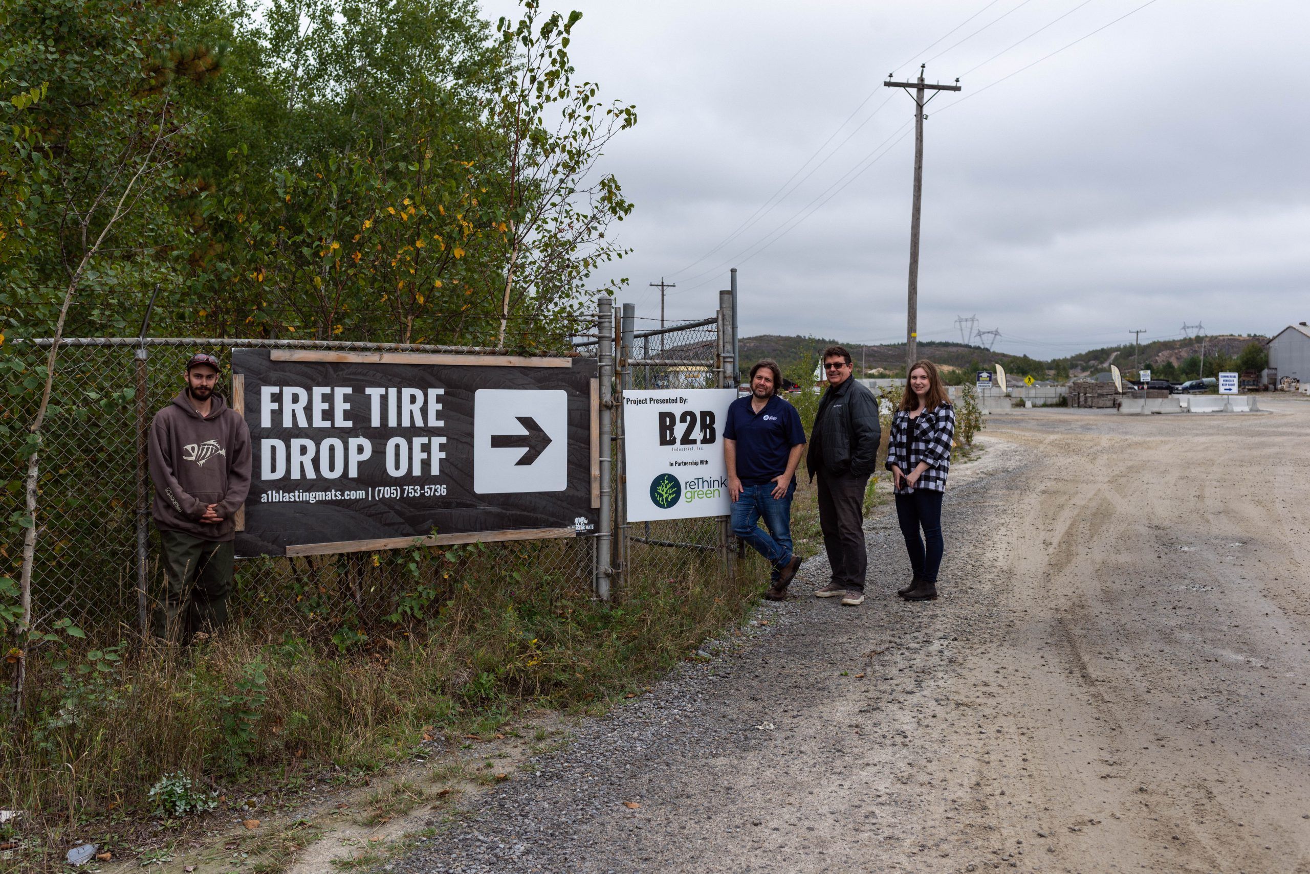 Recycle old tires with B2B Industrial Sudbury Star