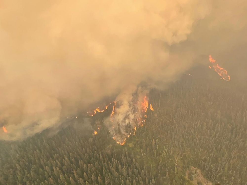 Hudson's Hope wildfire Firefighters, mayor 'cautiously optimistic